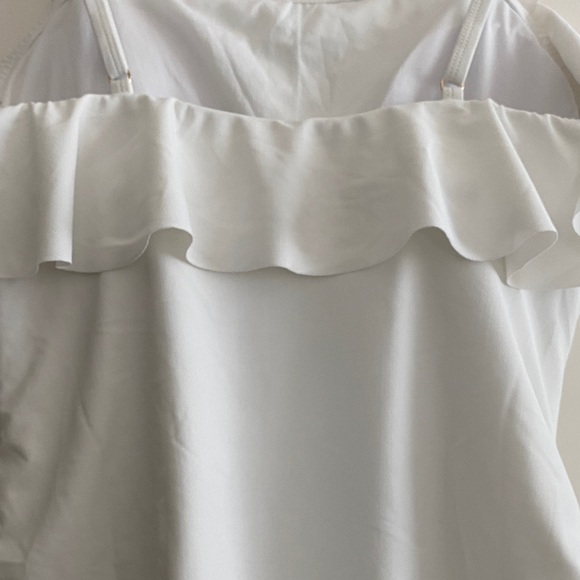 Kona Sol White Ruffled Kids Bodysuit - Picture 4 of 7